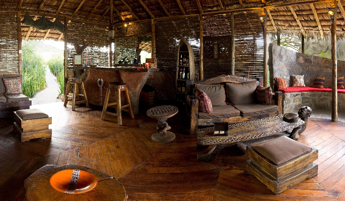 Le lounge du Olduvai Camp