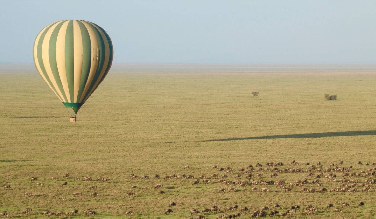 Safari en montgolfière dans le sud du Serengeti