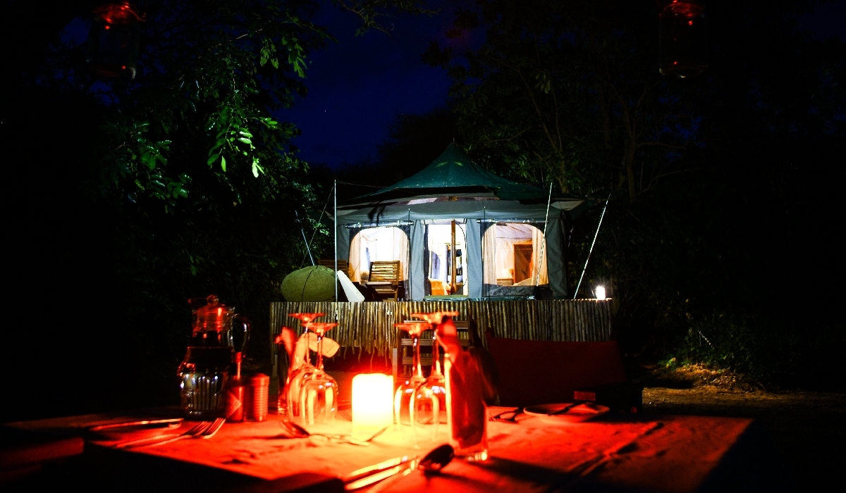 Atmosphère de nuit au Wayo Manyara Green Camp