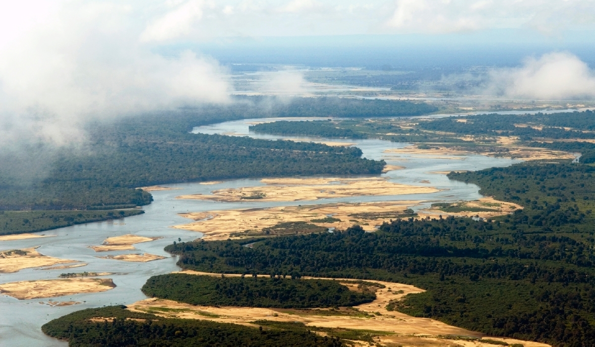 La rivière Rujiji dans la région de Kiba Point dans la réserve de Selous